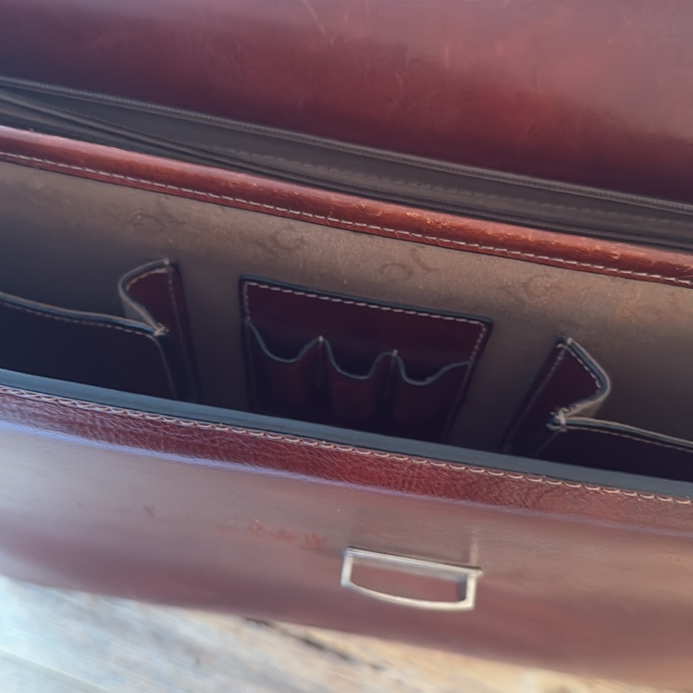 Jack Georges Leather Briefcase - image 8